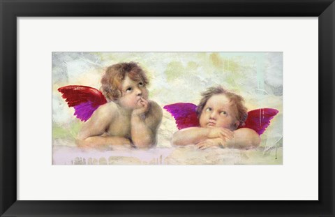 Framed Raphael&#39;s Putti 2.0 Print