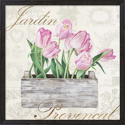 Framed Jardin Provencal Print