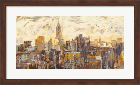 Framed Mattino a New York Print