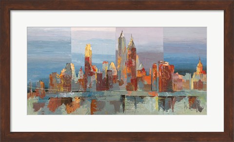 Framed New York Astratta Print