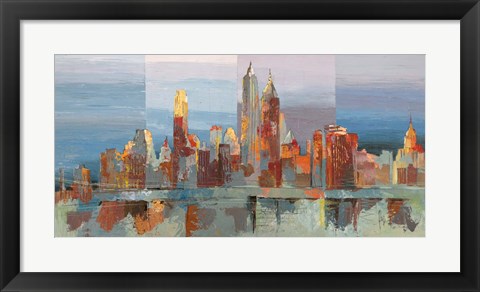 Framed New York Astratta Print