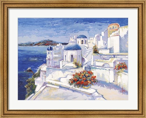 Framed Mykonos Print