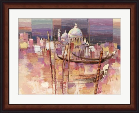 Framed Riflessi a Venezia Print