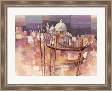 Framed Riflessi a Venezia Print