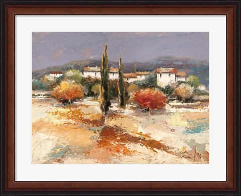 Framed Borgo nel Sole Print