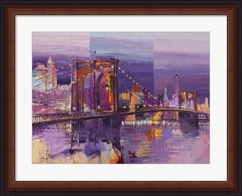 Framed Brooklyn Bridge Print