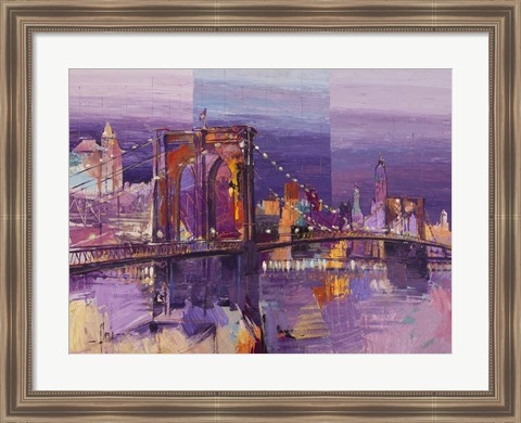 Framed Brooklyn Bridge Print