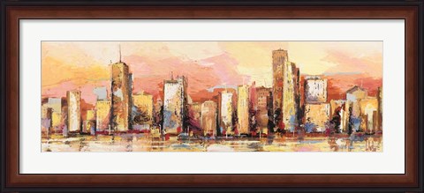 Framed Metropolis I Print