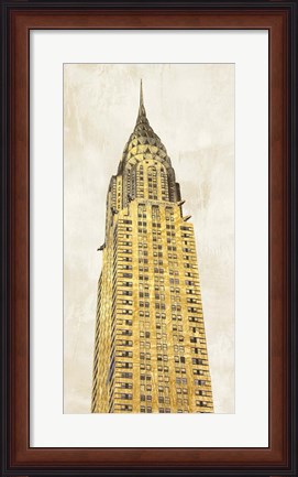 Framed Gilded Skyscraper I Print