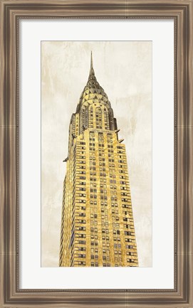 Framed Gilded Skyscraper I Print