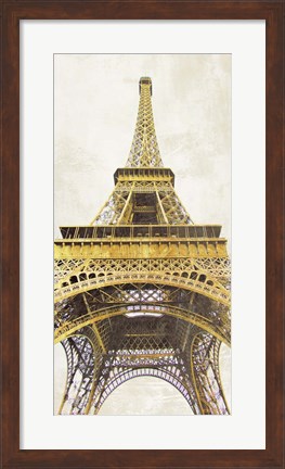 Framed Gilded Eiffel Tower Print