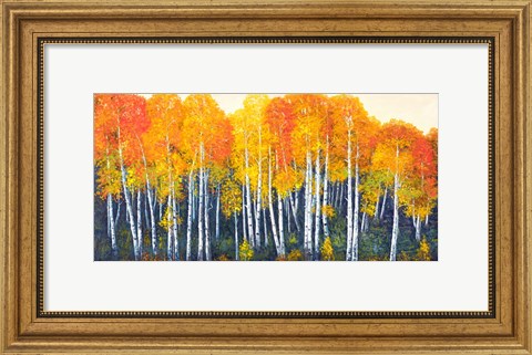 Framed Bosco d&#39;Autunno Print