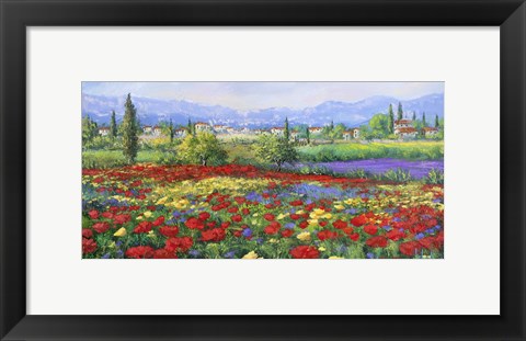 Framed Campagna Dolce Campagna Print