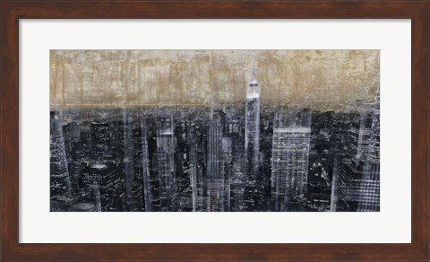 Framed NYC Aerial 3 Print