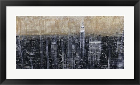 Framed NYC Aerial 3 Print