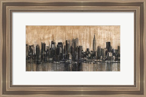 Framed NYC Skyline 1 Print