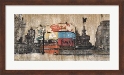 Framed Piccadilly Circus 1 Print