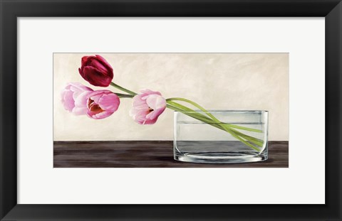 Framed Modern Composition, Tulips Print