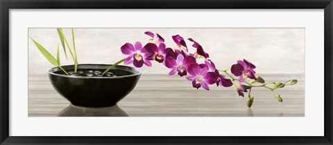 Framed Orchid Arrangement Print