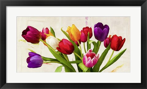 Framed Bouquet d&#39;Ete Print