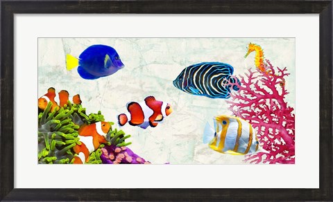 Framed Tropical People Print