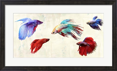 Framed Tropical Parade Print