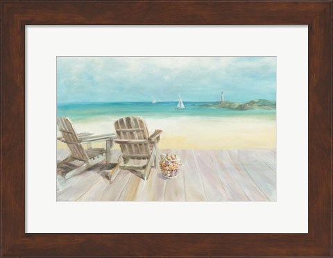 Framed Seaside Morning no Window Print