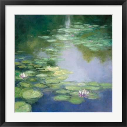 Framed Blue Lily I Print