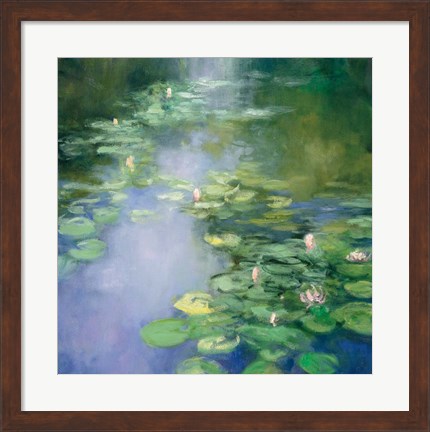 Framed Blue Lily II Print