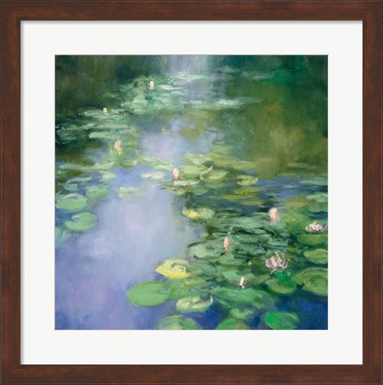 Framed Blue Lily II Print