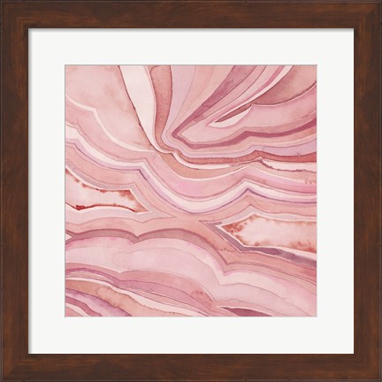 Framed Pastel Agate III Print