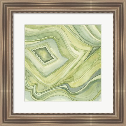 Framed Pastel Agate IV Print