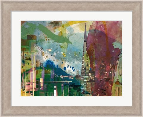 Framed San Francisco Buildings I Print