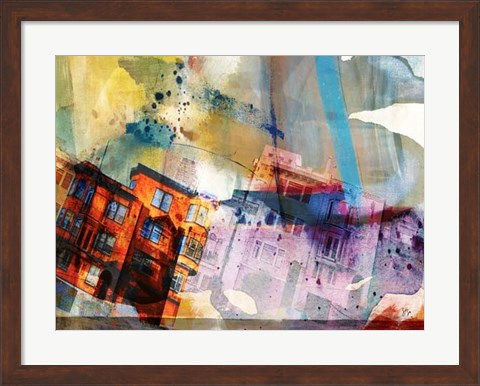 Framed San Francisco Buildings III Print