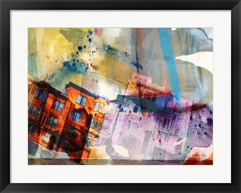 Framed San Francisco Buildings III Print