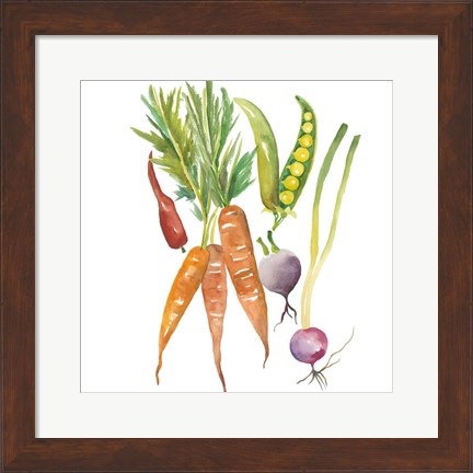 Framed Harvest Medley IV Print