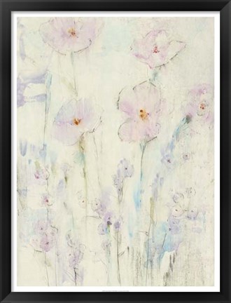 Framed Lilac Floral I Print