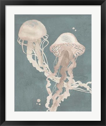 Framed Jellyfish Dance I Print