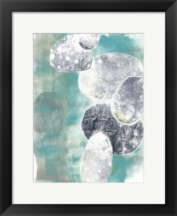 Framed Descending Orbs II Print