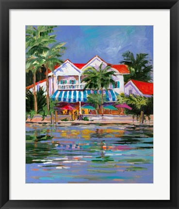 Framed Beach Resort I Print