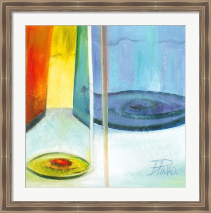 Framed Color Glass VI Print