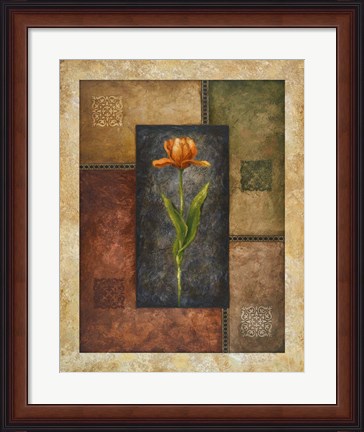 Framed Orange Tulip Print