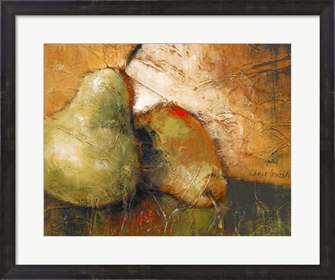 Framed Pear Study I Print