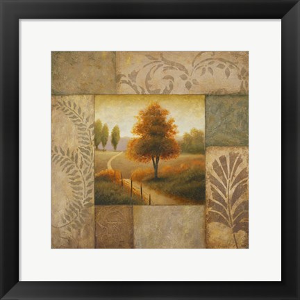 Framed Warm Season I Print