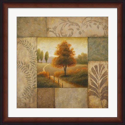 Framed Warm Season I Print