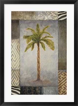 Framed Sun Palm I Print