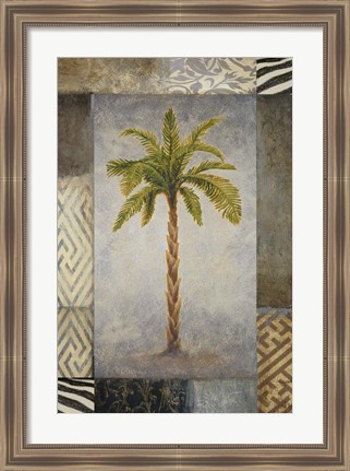 Framed Sun Palm I Print