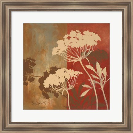 Framed Among the Flowers II Print