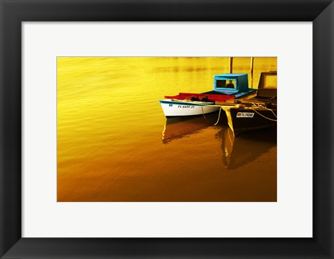 Framed Boat I Print