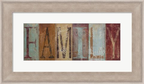 Framed FAMILY Print